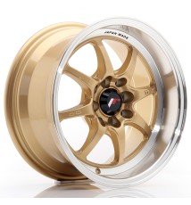 JR Wheels TF2 15x7.5 ET30 4x100/114 Gold
