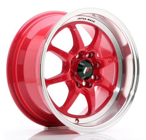 JR Wheels TF2 15x7.5 ET30 4x100/114 Red