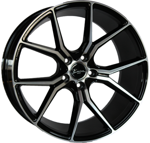 Jante RX-1 Rocha Black Machine Face - Tailles 8.5x19 et 9.5x19 - Entraxe 5x120 du fabricant pour votre voiture au prix de CH...