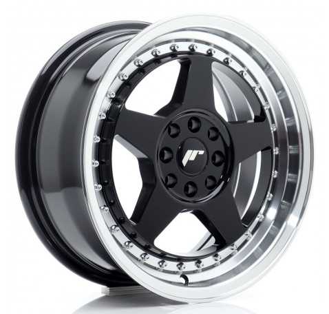 Jante JR Wheels JR6 16x7 ET25 Black du fabricant pour votre voiture au prix de CHF 243,23