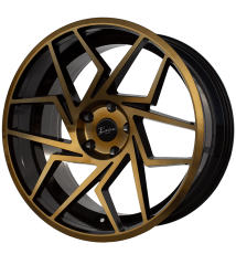 Jante RX-2 Rocha Black Gold Face - Tailles 8.5x20 et 10x20 - Entraxes 5x112 et 5x120 du fabricant pour votre voiture au prix...