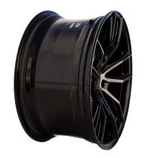 Jante RW-02 Rocha (FlowForming) Black Machined Face - Tailles 8.5x19, 9.5x19, 9x20 et 10.5x20 - Entraxes 5x112 et 5x120 du fa...