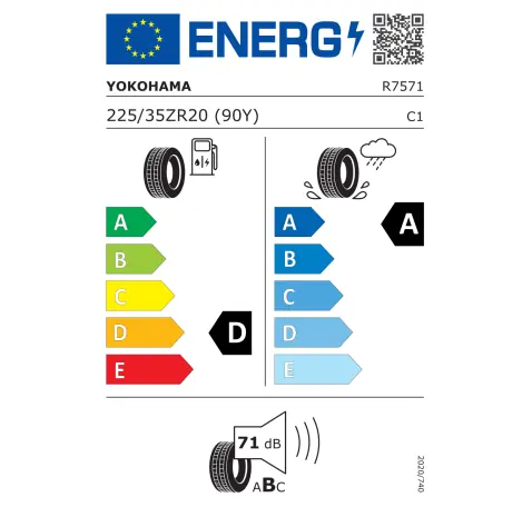 Yokohama 225/35ZR20 (90Y) - Déstockage - - CHF 175,00