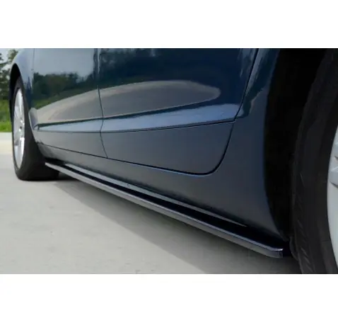 Rajouts Des Bas De Caisse Pour Audi A6 S-Line C6 / C6 Facelift