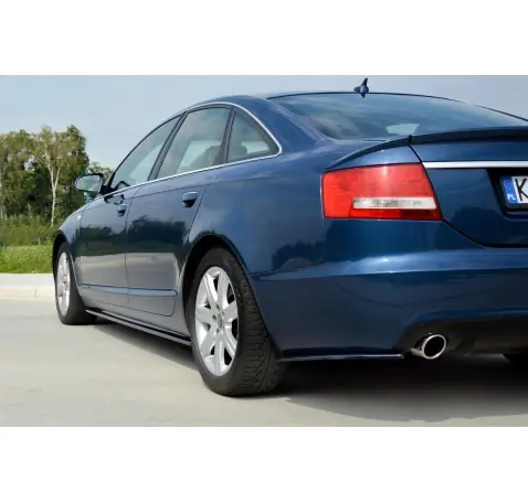 Rajouts Des Bas De Caisse Pour Audi A6 S-Line C6 / C6 Facelift