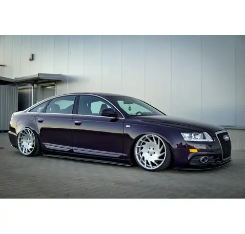 Rajouts Des Bas De Caisse Pour Audi A6 S-Line C6 / C6 Facelift