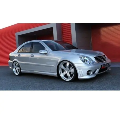 SET DES BAS DE CAISSE MERCEDES C W203 AMG 204 LOOK