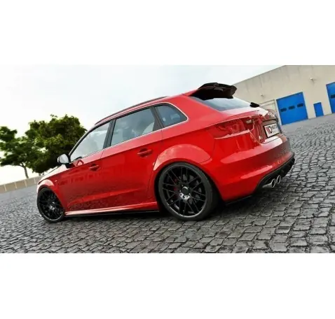 Rajouts Des Bas De Caisse Pour V.1 Audi S3 / A3 S-Line Sportback 8V / 8V Facelift