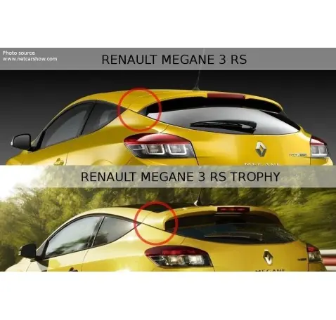 Spoiler Cap Renault Megane RS Trophy / RS Cup Mk3