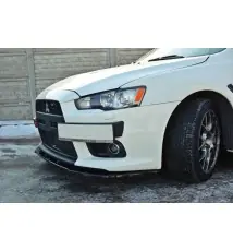 LAME DU PARE-CHOCS AVANT V.1 Mitsubishi Lancer Evo X