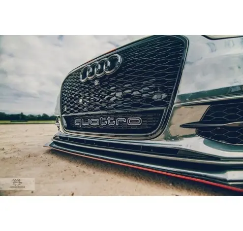 SPORT LAME DU PARE-CHOCS AVANT AUDI A6 C7 S-LINE (2 SPLITTERS pour 1 JEU)