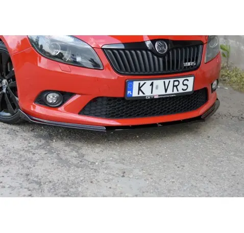 LAME DU PARE-CHOCS AVANT / SPLITTER SKODA FABIA MK2 RS