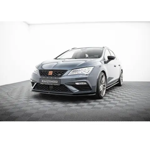 Lame Du Pare-Chocs Avant V.2 Seat Leon Cupra / FR Mk3 FL