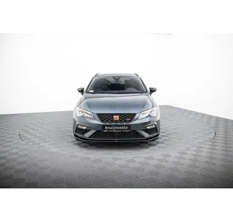 Lame Du Pare-Chocs Avant V.2 Seat Leon Cupra / FR Mk3 FL