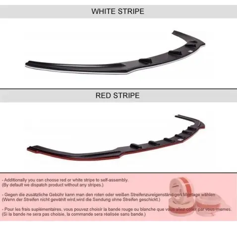 LAME DU PARE-CHOCS AVANT VW PASSAT B6 R-LINE