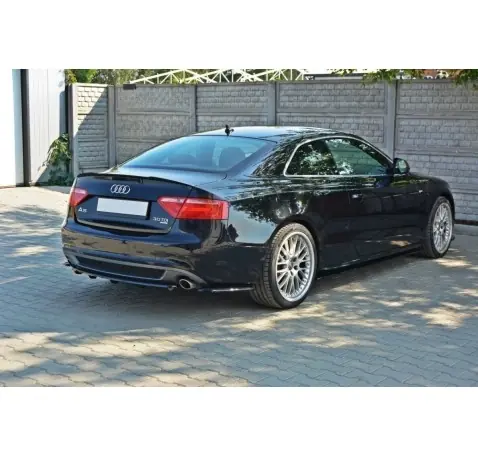 Arriere Splitter Audi A5 Coupe / Sportback S-Line 8T (avec une barre verticale)