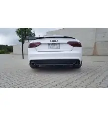 Arriere Splitter Audi A5 S-Line 8T Facelift (avec une barre verticale)