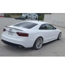 Arriere Splitter Audi A5 S-Line 8T Facelift (avec une barre verticale)