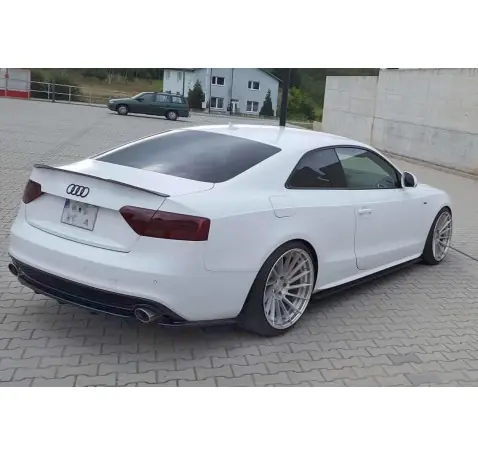 Arriere Splitter Audi A5 S-Line 8T Facelift (avec une barre verticale)