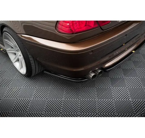 Arriere Splitter BMW 3 E46 MPACK COUPE (avec une barre verticale)