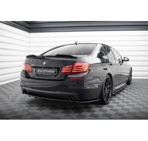 Arriere Splitter BMW 5 M-Pack Sedan/Touring F10/F11 (avec deux extrémités d'échappement simples) Arriere Splitter BMW 5 M-Pack Sedan/Touring F10/F11 (avec deux extrémités d'échappement simples)