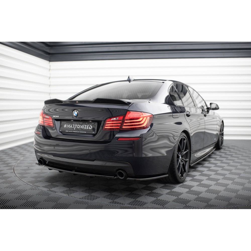 Arriere Splitter BMW 5 M-Pack Sedan/Touring F10/F11 (avec deux extrémités d'échappement simples)