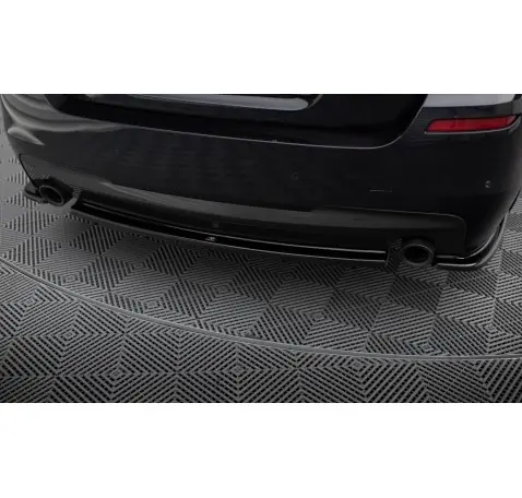 Arriere Splitter BMW 5 M-Pack Sedan/Touring F10/F11 (avec deux extrémités d'échappement simples)