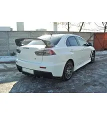 Arriere Splitter Mitsubishi Lancer Evo X (avec barres verticales)