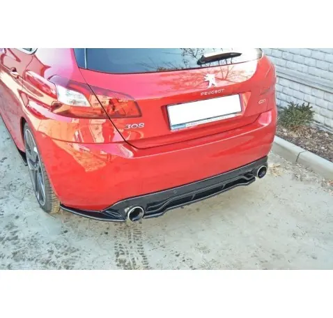 Arriere Splitter PEUGEOT 308 II GTI (avec barres verticales)