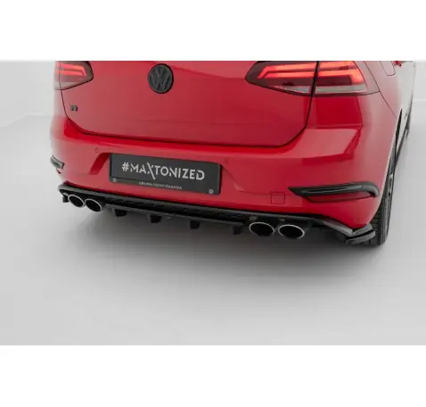 Arriere Splitter Volkswagen Golf R Hatchback Mk7 Facelift