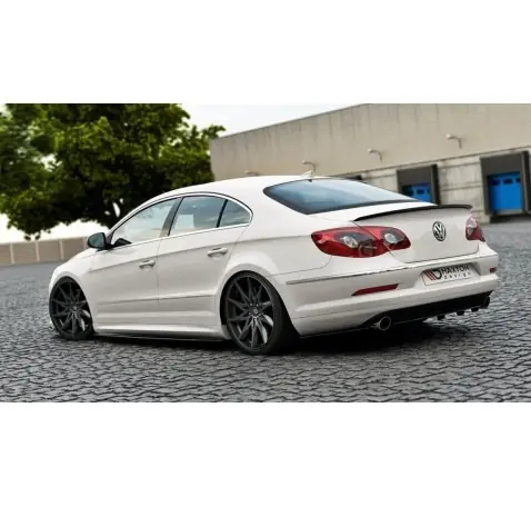 Arriere Splitter VW Passat CC R36 RLINE (AVANT FACELIFT) (avec une barre verticale)