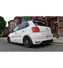 ARRIÈRE SPLITTER (avec une barre verticale) Volkswagen Polo GTI Mk5 Facelift