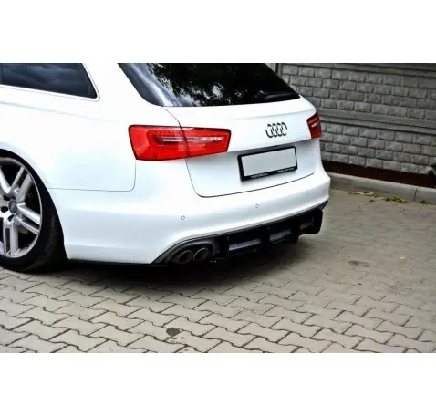 Diffuseur Arriere & Lame Du Pare-Chocs Arriere Audi A6 S-Line C7 (d'échappement 1x2)