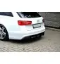 Diffuseur Arriere & Lame Du Pare-Chocs Arriere Audi A6 S-Line C7 (d'échappement 1x2)