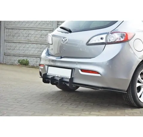 MAZDA 3 MK2 SPORT (AVANT FACELIFT) DIFFUSEUR ARRIERE & LAME DU PARE CHOCS ARRIERE