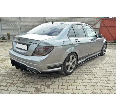 Mercedes-Benz C Sedan / Estate AMG-Line W204 / S204 DIFFUSEUR ARRIERE & LAME DU PARE CHOCS ARRIERE