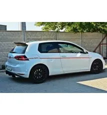 VW GOLF MK7 GTI DIFFUSEUR ARRIERE & LAME DU PARE CHOCS ARRIERE