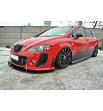 SPORT LAME DU PARE-CHOCS AVANT V.2 SEAT LEON MK2 MS DESIGN