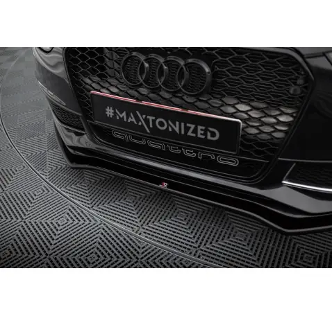 Lame Du Pare-Chocs Avant V.2 Audi A4 S-Line / S4 B8 Facelift