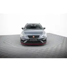 Lame Du Pare-Chocs Avant V.3 Seat Leon Cupra / FR Mk3 FL