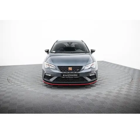 Lame Du Pare-Chocs Avant V.3 Seat Leon Cupra / FR Mk3 FL