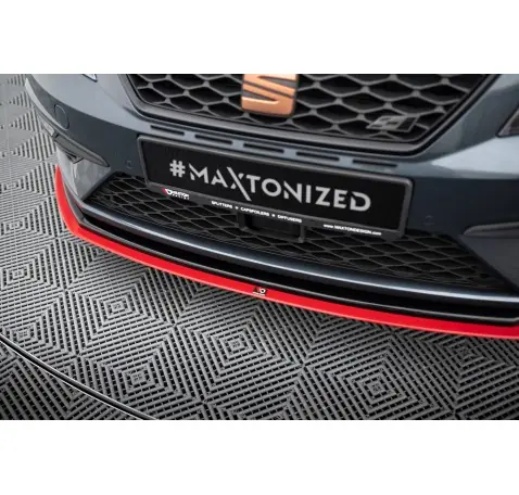 Lame Du Pare-Chocs Avant V.3 Seat Leon Cupra / FR Mk3 FL