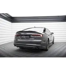 Arriere Splitter Audi A5 S-Line F5 Coupe / Sportback (avec une barre verticale)
