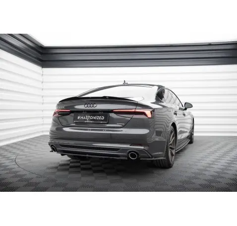 Arriere Splitter Audi A5 S-Line F5 Coupe / Sportback (avec une barre verticale)
