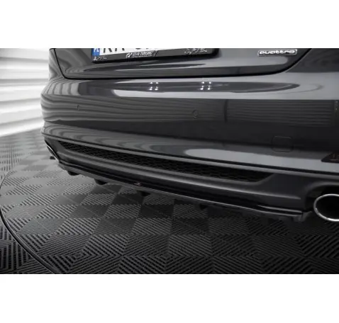 Arriere Splitter Audi A5 S-Line F5 Coupe / Sportback (avec une barre verticale)