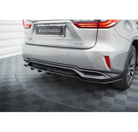 Arriere Splitter Lexus RX Mk4 H (avec une barre verticale)