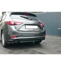 Arriere Splitter Mazda 3 BN (Mk3) Facelift (avec une barre verticale)