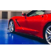Rajouts Des Bas De Caisse V.1 Chevrolet Corvette Stingray C7