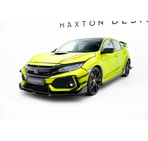 Sport Lame Du Pare-Chocs Avant V.1 Honda Civic Type-R Mk10 / Mk10 Facelift