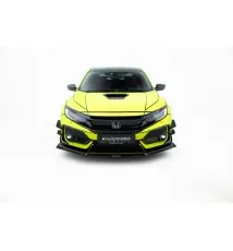 Sport Lame Du Pare-Chocs Avant V.1 Honda Civic Type-R Mk10 / Mk10 Facelift